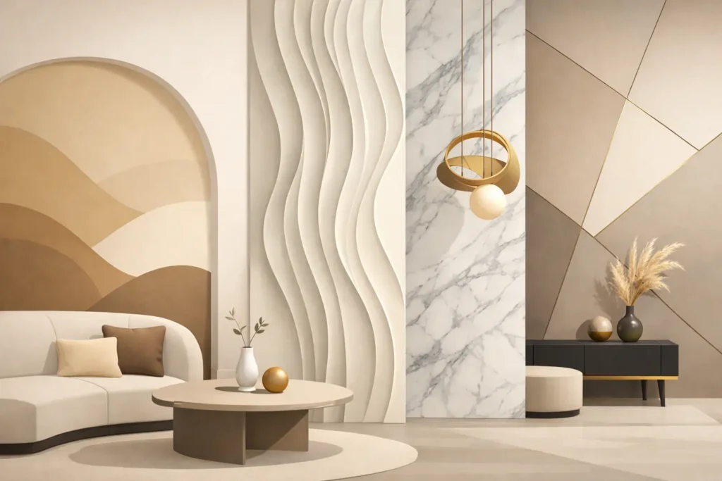 Luxusní dekorativní stěny pro elegantní interiér