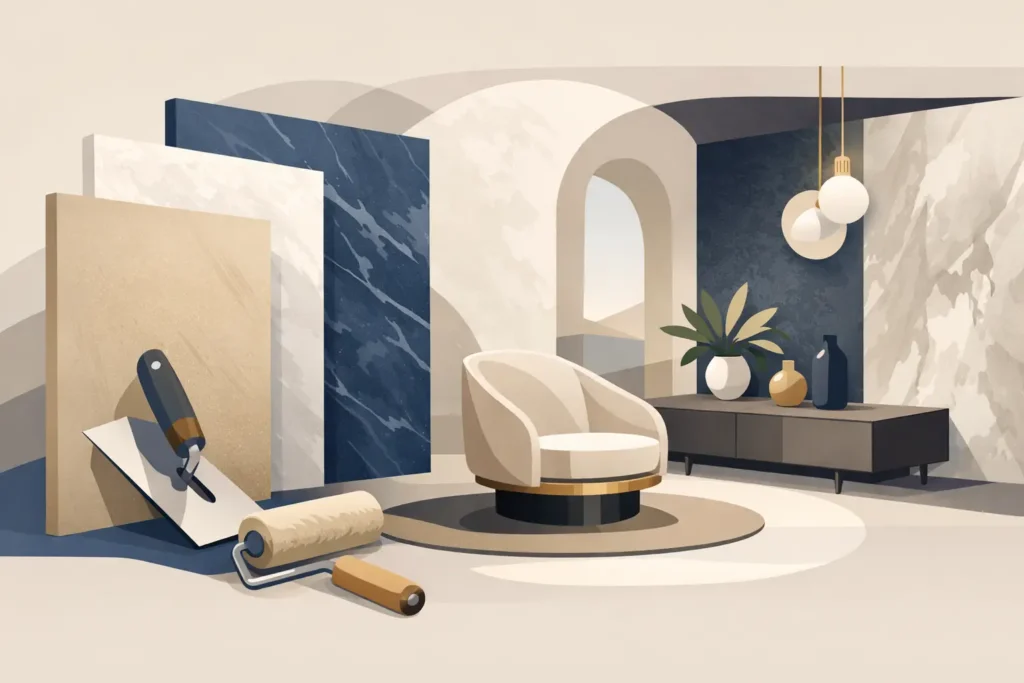 Premium wall finishes pro výjimečné interiéry